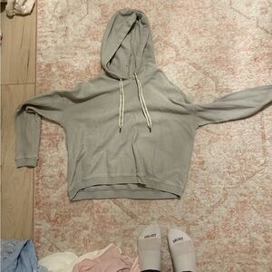 Cozy Gray Hooded Sweater